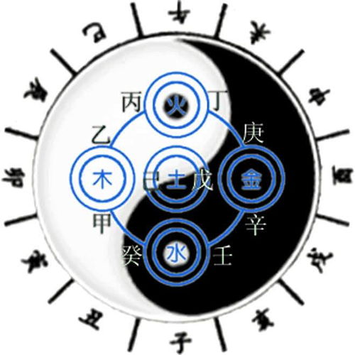 中醫五行八卦圖,太極八卦圖怎麼畫?