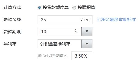 2022年公积金贷款45万，贷款25年月供多少? 需要多还多少钱?