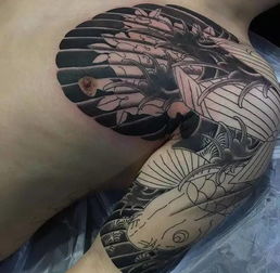 纹身素材 TATTOOER AKI 日系传统纹身 日式老传统