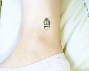 纹身 适合女生脚部的小刺青