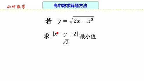 高中数学 几何意义求最值 