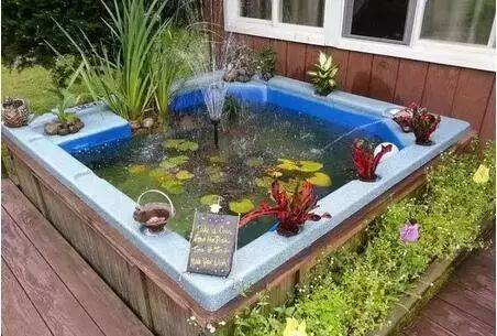 有了花园,一定要有个水池子