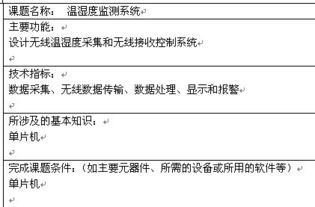 DHT11温湿度检测系统毕业设计论文