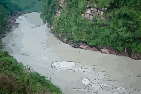 梦见江水逆流