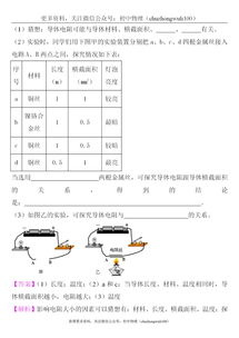 变阻器知识点