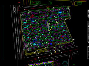 六套小区规划CAD设计图平面图下载 花坛树池图片大全 编号 16675247 