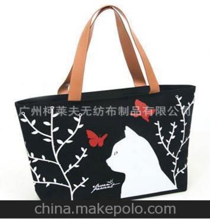 广州厂家定做的高档帆布袋 购物袋 礼品袋 12安帆布环保袋