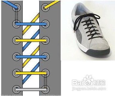 几种运动鞋系鞋带的方法