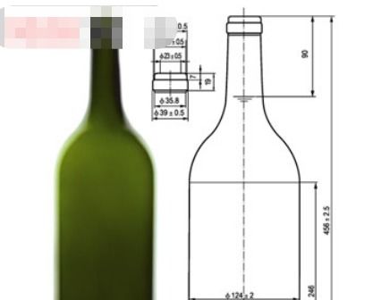 一般750ML的红酒瓶的尺寸是多少 谁家有啊 帮忙量一个底直径跟高度,谢谢 