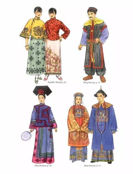 中国各朝代传统服饰 全