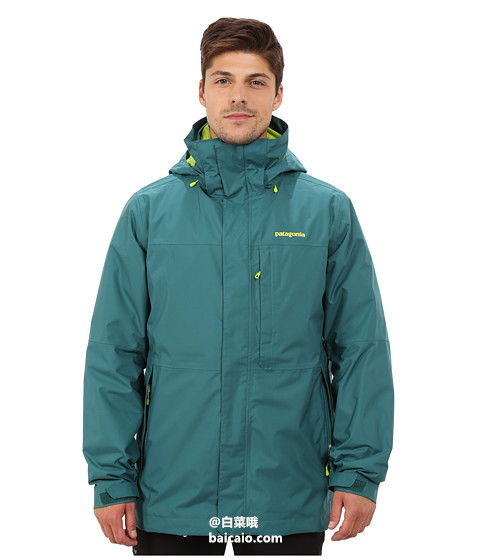 Patagonia 巴塔哥尼亚 男士三合一防水滑雪服 4.5折 157.49 174.99 公码9折 到手 1230