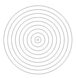 为什么CDR轮廓笔不能制等距离圆内圆 
