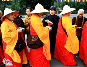 四川省佛教协会第19次传戒法会之 千僧托钵 活动举行 
