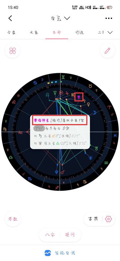 最准确的星盘查询表 星盘查询超完整