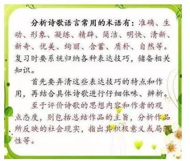 语文阅读题的知识重点