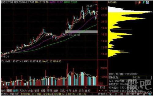 股票筹码分布图中的60天内成本，20天内成本，10天内成本，5天内成本是什么意思