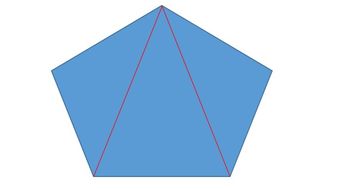 一个五边形最少可以分几个三角形该如何讲 