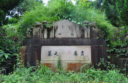 蒋介石父亲墓杂草丛生,虽说是一块风水宝地,但远不及蒋母墓