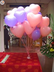 结婚气球两个颜色怎么绑 