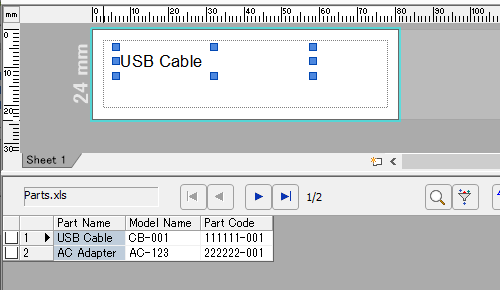 如何使用 Excel 数据的打印标签 P touch Editor 5.X Windows 用户