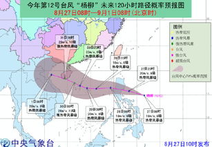 2019年12号台风杨柳最新消息走向路径图 将登陆哪里