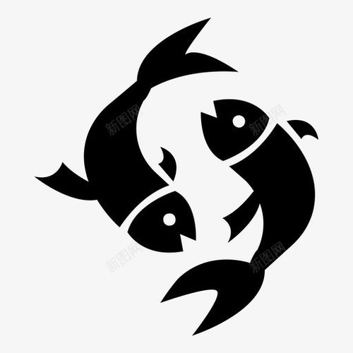 双鱼座星星星座图标 鱼 icon 标识 标志 UI图标 设计图片 免费下载 页面网页 平面电商 创意素材 公文包图标 