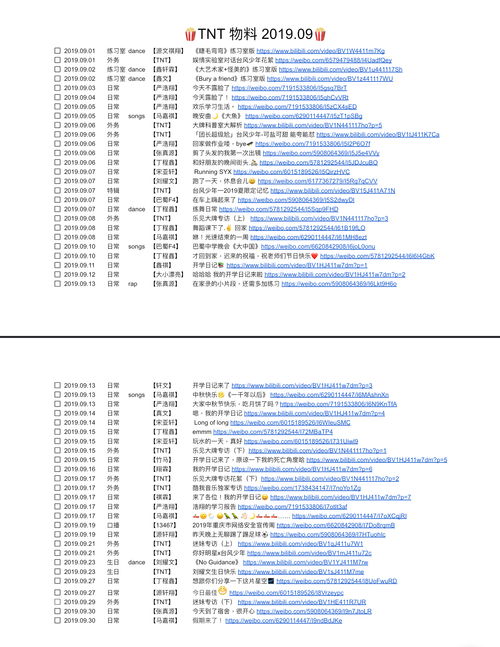 TNT 物料 2019.09