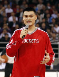 姚明在nba比赛视频录像