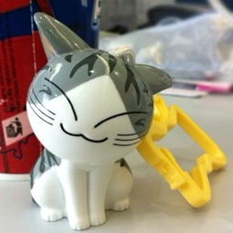 肯德基起司猫玩具,2012年新年肯德基新玩具小奇猫挂饰超萌超可爱 