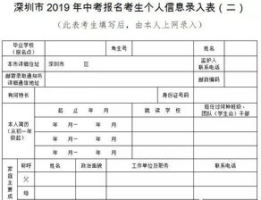 深圳中考信息录入的父母“工作单位及职务”一栏，是失业的怎么填写？