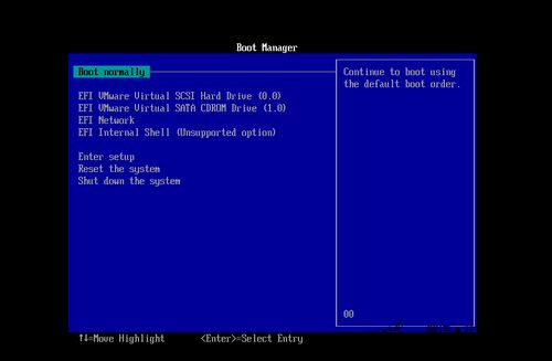 虚拟机安装系统win10进bios界面