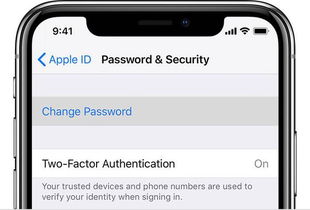 苹果手机id密码怎么改?