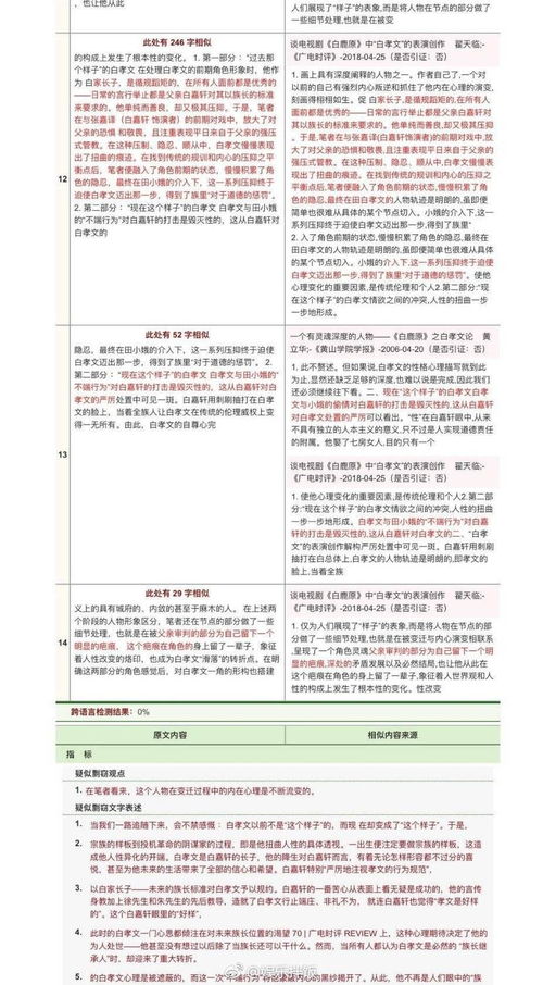 中國知網查重結論指標