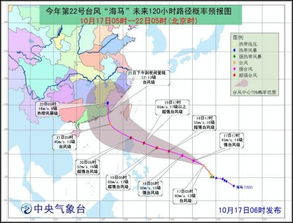 2016年22号台风海马路径图最新消息 卫星云图更新 图