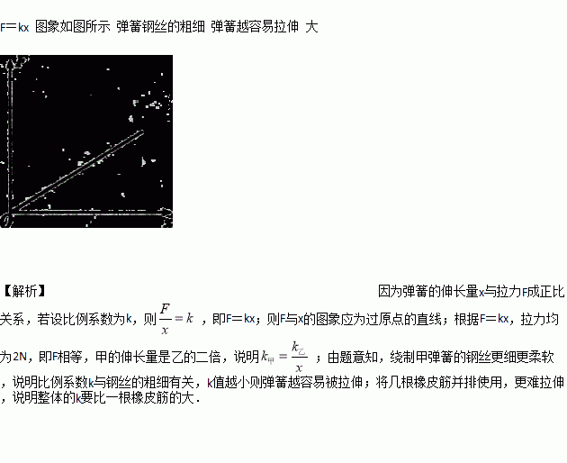 牛皮筋测力计的探究报告怎么写 ?