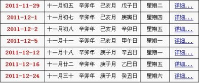 男1982年阴历8月12 女 1985年阴历2月2日查询2011年结婚黄道吉日