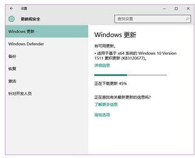 win10update设置