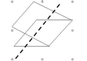 平行于同一直线的两个平面平行吗