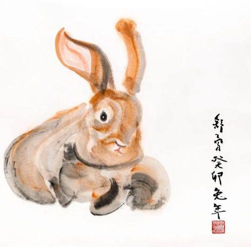 舒勇 水墨兔生肖图 探索中国情感的笔墨新表达