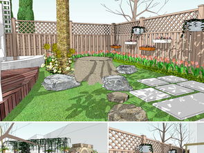 庭院园林景观模型设计图下载 图片353.87MB 建筑模型库 SU模型 