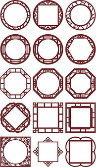 外框矢量图 外框矢量素材下载 外框矢量图库 我图网 