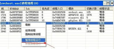 易语言怎么写XT里的一个暂停指定进程里的线程运行的功能 