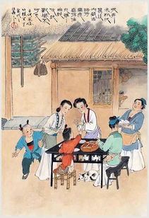 厦门古竹村餐厅 中国古代风俗 二 