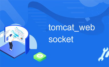 为什么要用tomcat (websocket虚拟主机)