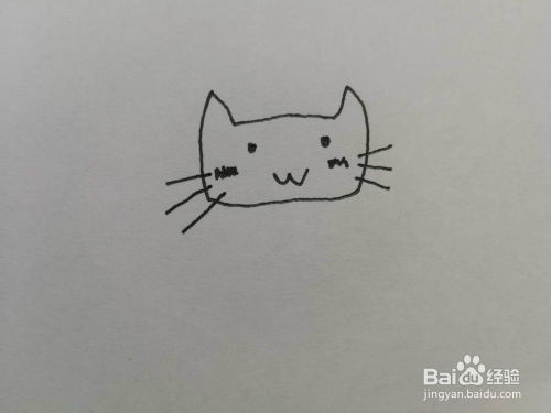可爱的小猫怎么画？画摩羯座小猫