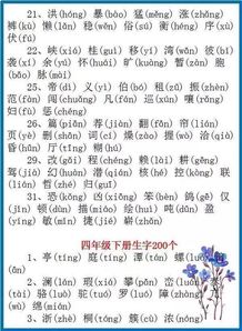 小学语文 12册书2460个生字汇总,带拼音 收藏 