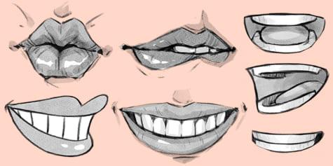 如何画出好看的人物 嘴唇 嘴巴的画法很关键啊 9个绘画小技巧