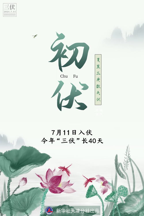 头伏多少天,二伏多少天,三伏多少天