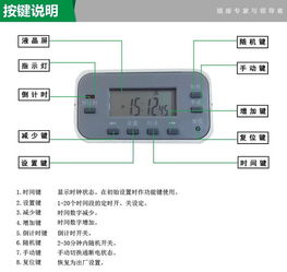 定时器怎么设置时间，四创学生定时提醒器说明书