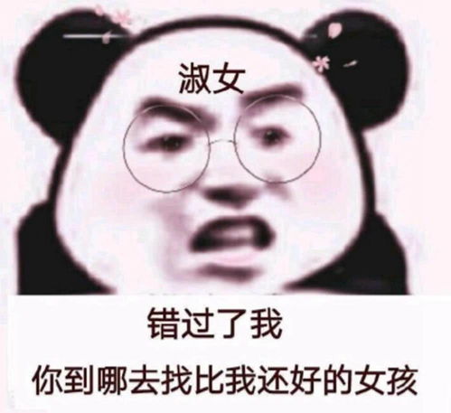 表情 熊猫头表情包 错过了我,你到哪里去找比我还好的女孩 腾讯新闻 表情 